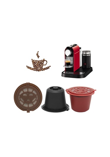Suntek Nespresso Kahve Makinesi Kırmızı Için 3 Adet