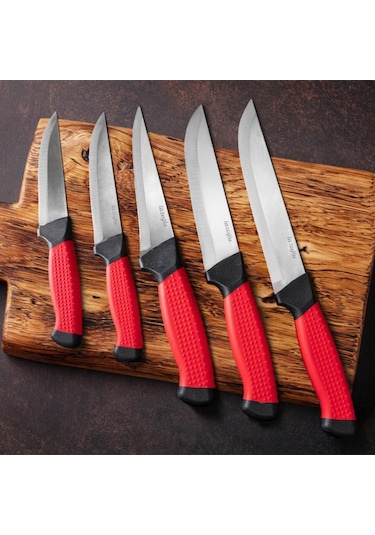 Sıyırma Bıçağı - Lazoğlu - El Yapımı - Doğrama - Kesme - Kurban - Silikon Saplı