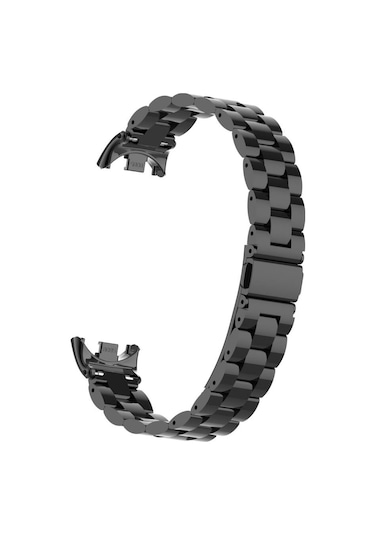 Xiaomi Mi Band 9 İle Uyumlu Bakla İşlemeli Metal Kordon