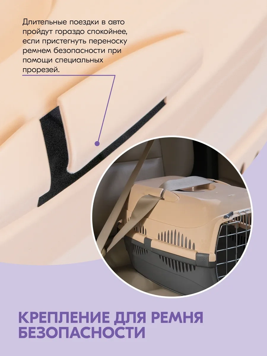 Pettails Plastik Kedi Taşıma Kabı, Evcil Hayvanlar İçin Metal Kapılı 27565278