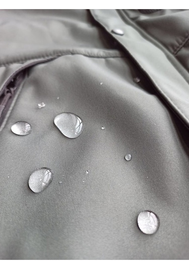 Prifaldi Erkek Siyah Su Ve Rüzgar Geçirmez Softshell Mont Siyah