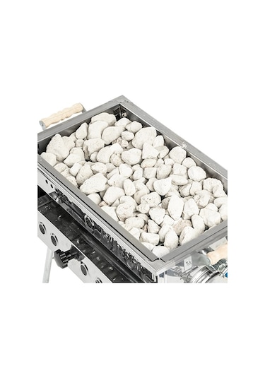 Gürsaç Standart Tüplü CE Belgeli Mangal Gümüş