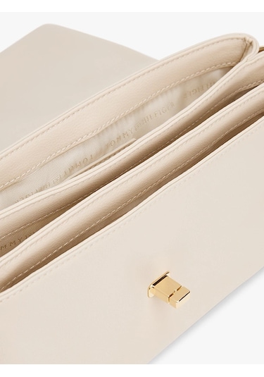 Tommy Hilfiger Kadın El Ve Çapraz Çanta Aw0aw17465acı Bej