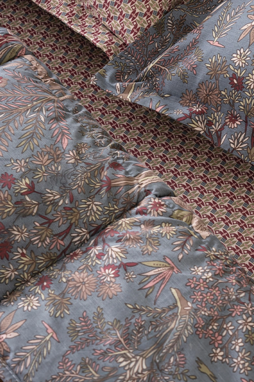 Puffy Danish Çift Kişilik Threefy Uyku Seti - Kahverengi