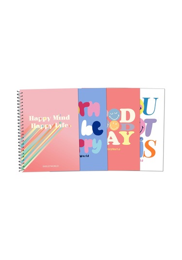 Smıley Joyful Sert K. Sp. Defter A4 100 Yp Çizgili 103 Ivory