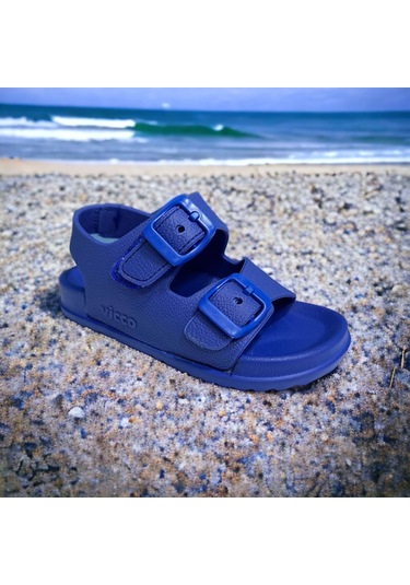 Vicco Buny Phlon Taban Cırtlı Çocuk Sandalet Sarı Sarı