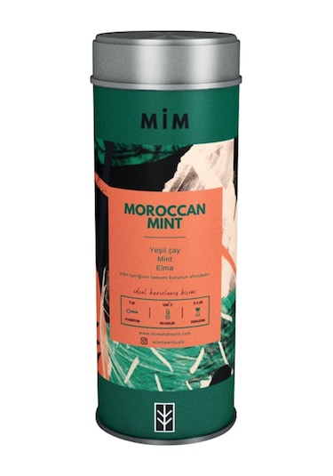 Mim Tea Moroccon Mint Tea Naneli Fas Çayı 50 G