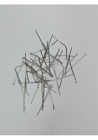 Nikel Kaplama Düz Takı Çivisi 1kg 40mm