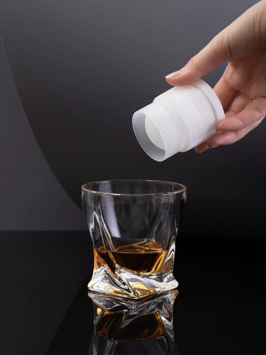 Aura Of Bohemia Cam Bardağı Dönen 2'li Buz Kalıbı 266508731 Şeffaf Kristal