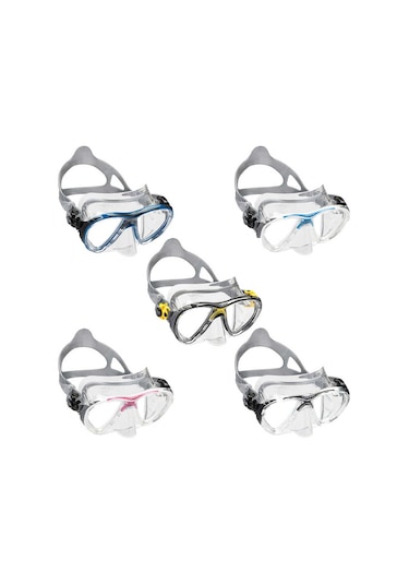 Albashop Cressi Big Eyes Evolution Dalış Maskesi Clear-Clear-Pink