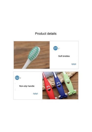 Flybuy Karikatür İçin Fırçası Diş Çocuklar Adet 3 Bb
