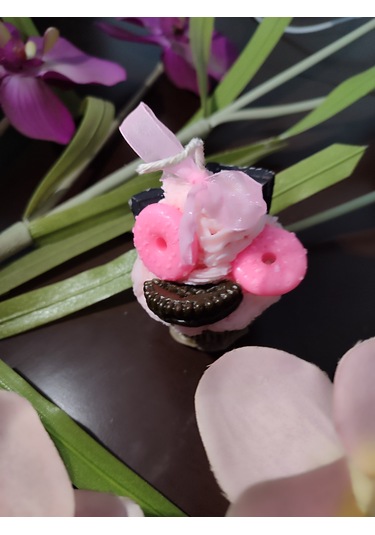 Cupcake Tasarım Dekoratif Mum