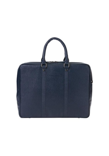 Barchello Sardis Deri Laptop Çantası Snb Mavi Renkli