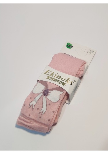 Ekinoks Kız Çocuk Pembe Külotlu Çorap Pembe (525017086)