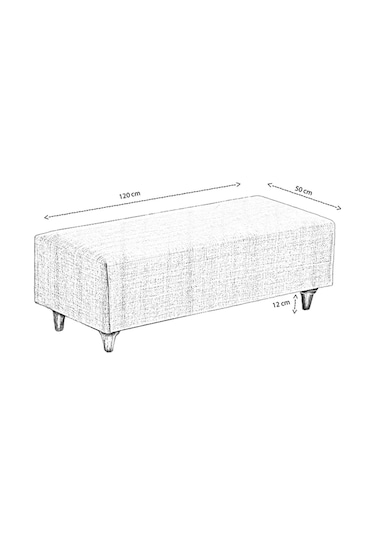 Kagu Corner Flavia Puf Gri