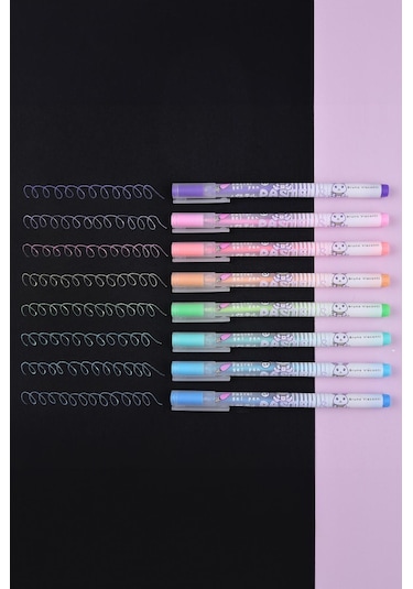 Jel Kalem Seti "pastels.", 0.8 , 8 Renk Pastel