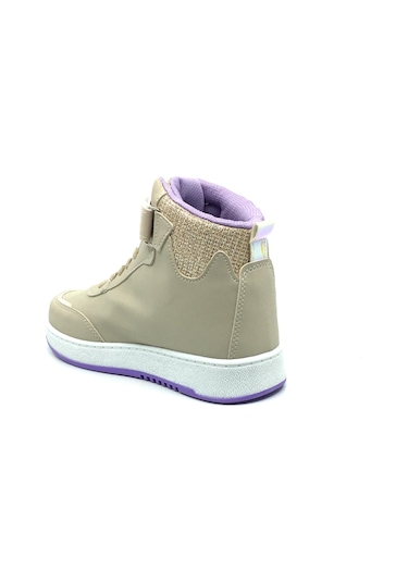 Taşpınar Pro - Star Kız Çocuk Kışlık Kısa Bot Spor Ayakkabı 26-35 VIZON Vizon