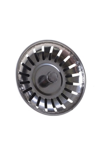 Bosphorusboutique02 Paslanmaz Çelik Banyo Süzgeci Kanal Kapağı Gri