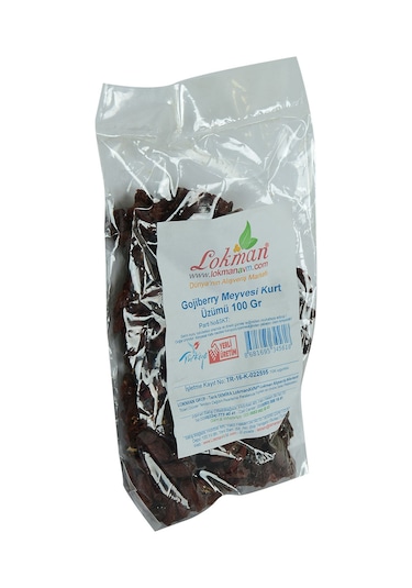 Lokman Evm Doğal Gojiberry Meyvesi Kurt Üzümü 100 G