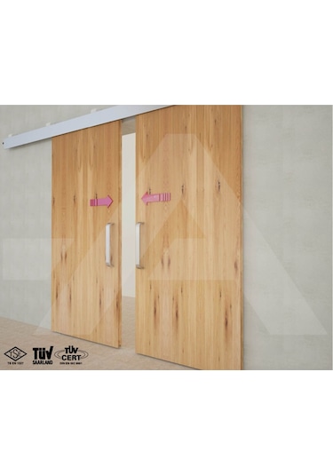 Albatur 120 Kg Ayarlı Halatlı Senkronize Sürgülü Kapı Sistemi