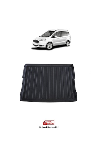 Ford Courier 2014 Sonrası 3D Havuzlu Paspas + Bagaj Havuzu Set