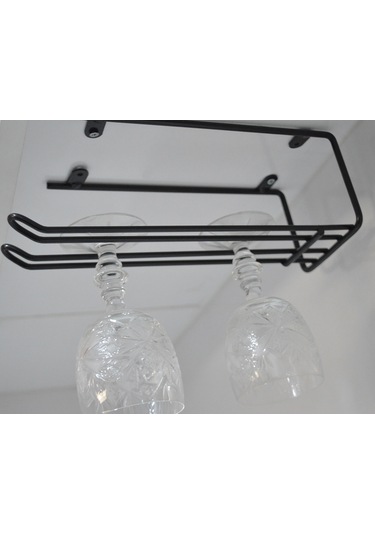 Siyah 1 Bölmeli Bar Kadehlik Bardaklık