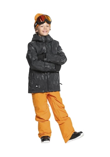 Quiksilver Mission Printed Youth Jk Çocuk Snowboard Ceketi Çok Renkli