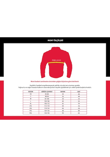 Prohel Colombia Air Motosiklet Montu Kırmızı - Siyah