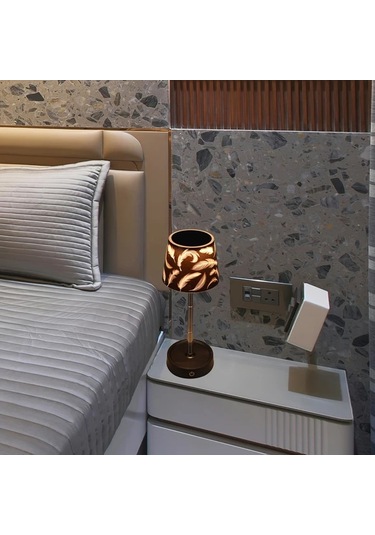 Willowhaven White Paw Yaratıcı Masa Lambası Taşınabilir Ayarlanabilir Işıklı Usb Şarjlı Sensörlü Gece Lambası Füme