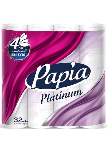 Papia Tuvalet Kağıdı 4 Katlı 32 Li Pk Platinum
