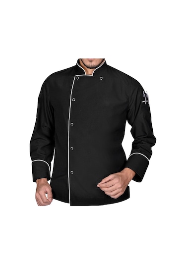 Mervem Siyah Aşçı Ceketi