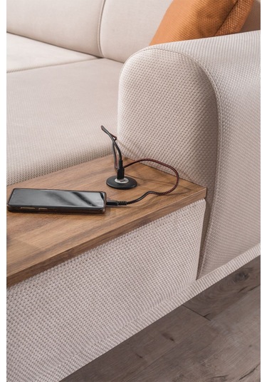 Moster Bohem Köşe Koltuk Takımı Krem