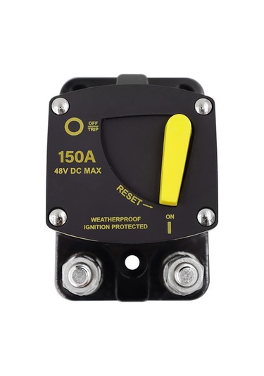 50a 60a 80a 100a 150a 200a 250a 300a Amp Devre Kesici Sigorta Sıfırlama 12-48v Dc Araba Ses Amplifikatör Kesici Renk: 150a