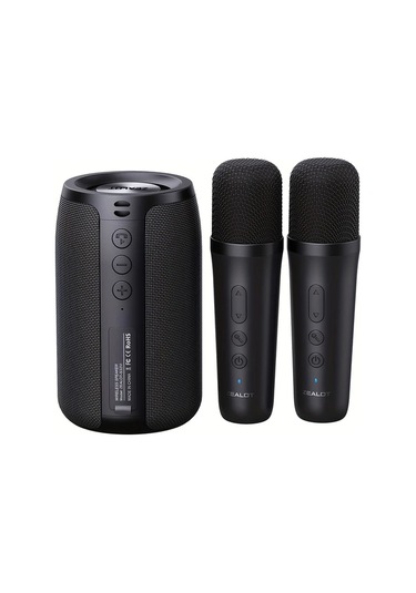 Xuweiwei Zealot S32 5w Kablosuz Hoparlör Black Kompakt Tasarım Çift Mikrofon Berrak Ses Güçlü Bass Tws Çift Eşleme 1800mah Pil 12 Saat Çalma