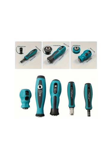 Willowhaven 9907 Manyetik Uç Tutuculu 1/4" 4mm 5mm Adaptörlü Vidalama Sapı Diğer