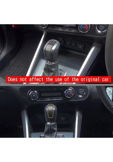 Toyota Raize A200 A210 2019-2022 İçin Karbon Fiber İç Vites Topuzu Kapağı Kaplaması - Kaiyi