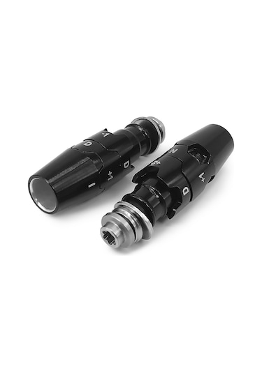 Qingmipy Callaway Epic Flash Fairway Woods İçin Sağ Elle Golf Shaft Regülatörü - 0.350 Çaplı Alüminyum Gövde Açı Ayarlı Dayanıklı Siyah