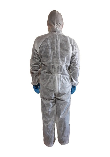 Cengizgrup Tek Kullanımlık Fermuarlı Tela Koruyucu Tulum 30 G Beyaz 2XL 10'lu