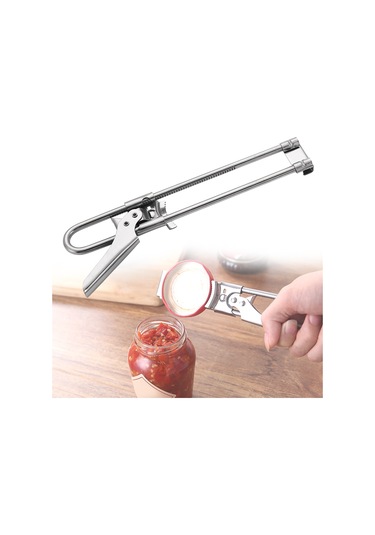 Feelingirl Taşınabilir Ayarlanabilir Manuel Paslanmaz Çelik Konserve Açacağı Mutfak Aksesuarları Kullanımı Kolay Ve İşgücü Tasarrufu Sağlar Çok Renkli