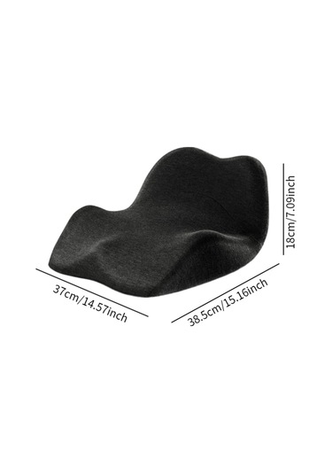 Suntek Hafızalı Köpük Yastık Yumuşak Ergonomik Koltuk Koyu Gri Diğer