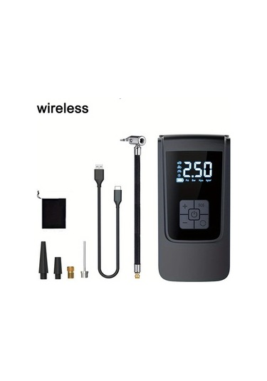 Dashanshop Kablosuz Portatif Hava Kompresörü 150psı Usb Şarjlı Bisiklet Araç Lastik İnflator