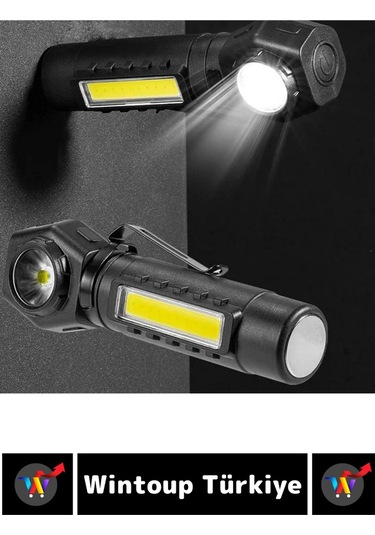 Profesyonel Kamp Avcı Balıkçı Deprem Güçlü Işık Mıknatıslı Sabitleme Şarjlı 215 Lümen Kafa Lambası Çok Renkli