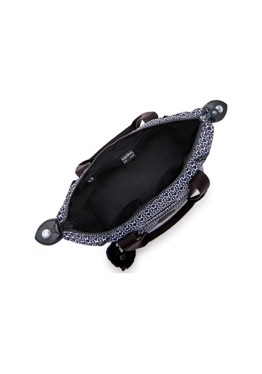 Kıplıng Art Mini Küçük Boy Omuz Çantası Siyah Sıgnature Prınt Siyah