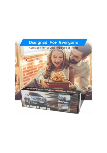 Folinda Araba Geri Görüş Kamerası, 7 Led Işıklı Ir Gece Görüşü, 170 Geniş Açı, Su Geçirmez, Plaka Çerçevesi Tipi