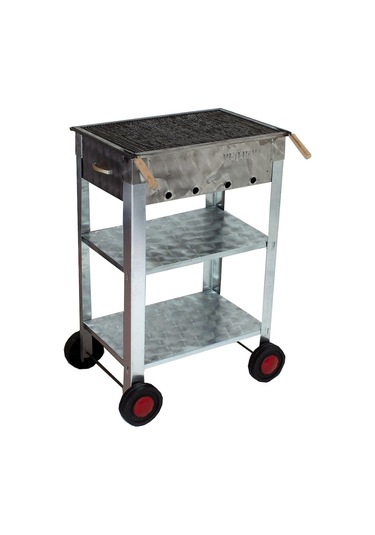 Metehan MTH-6 Maltız Izgaralı - Dört Tekerlekli Battal Boy Mangal