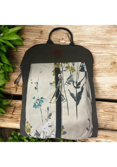 Vintage Kanvas Renkli Otantik Günlük Gezi Seyahat Sırt Çantası Lucas Bag 30 Cm X 37 Cm Haki