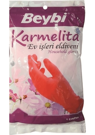 Beybi Karmelita Ev İşleri Eldiveni No:7.5