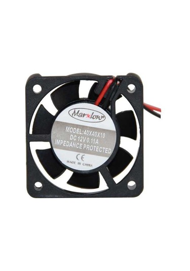 40x40x10mm 24V Dc 2 Pin Plastik Kasa Fanı