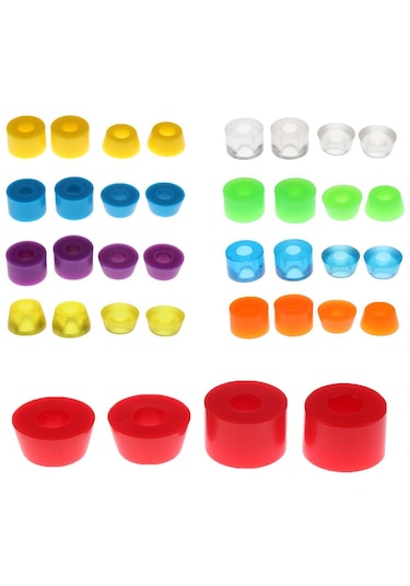 Homyl 2 Longboard Kaykay Kamyon Kiti Burçlar 90a Kırmızı Kırmızı Çok Renkli