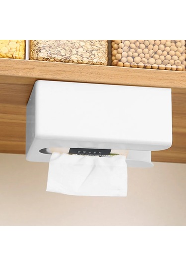 Beyaz Duvara Monte Doku Kutusu Peçete Tutucular Kendinden Yapışkanlı Kağıt Kılıfı Punch Ücretsiz Çıkarılabilir Peçetelik 46921355